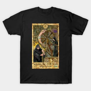 Wheel Of Fortune. Major Arcana Tarot Card. T-Shirt